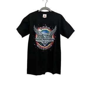 VTG Men’s Harley Davidson Millenium 2000 Las Vegas Cafe T shirt Made In USA M